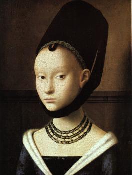 Petrus Christus : Portrait of a Young Woman